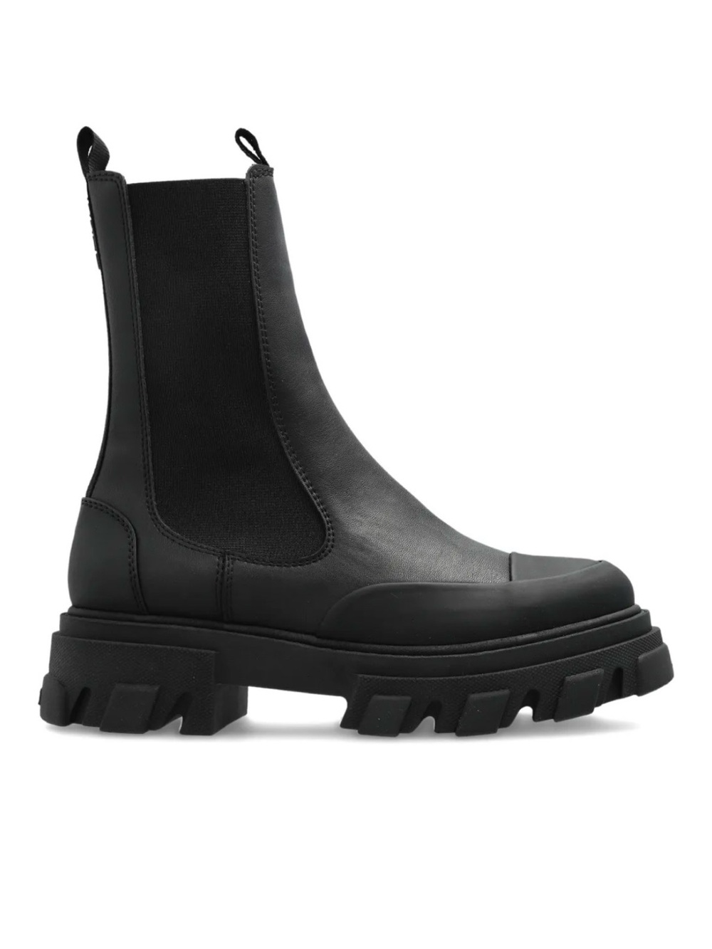 GANNI Chunky Black Chelsea CITY Boots